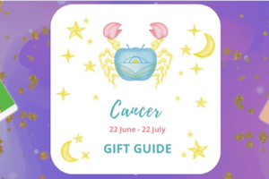 Cancerian Gift Guide blog header
