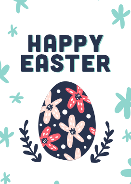 Easter - Navy Egg