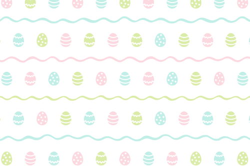 Easter - Pink Green Blue Eggs