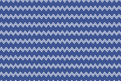 Navy white zig zag