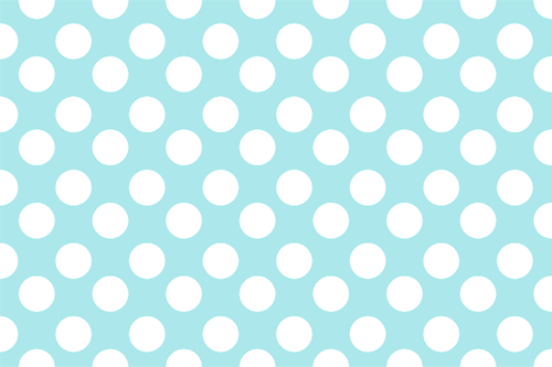 Blue, White circles