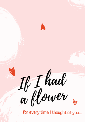 Anniversary-if I had a flower