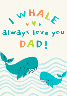 Father's Day - whale