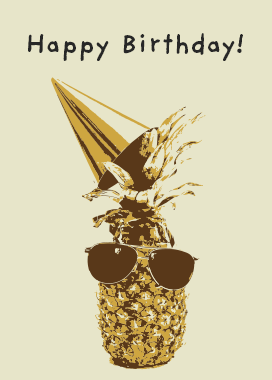 Birthday - Pineapple