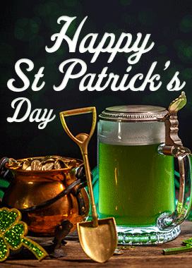 St Pats - Stein, Pot of Gold, Shovel