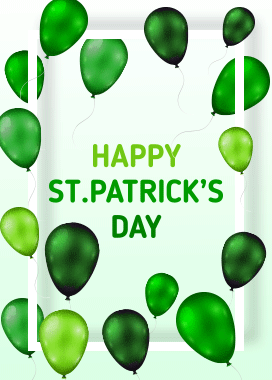 St Pats - Green Balloons