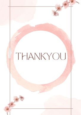 Thanks - pink