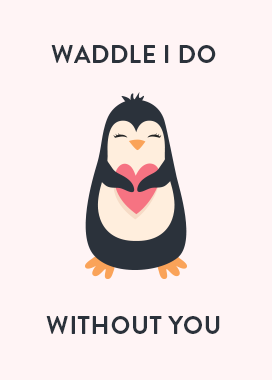 Valentines Day - Penguin