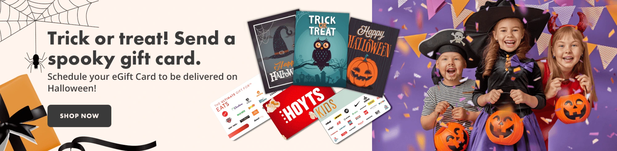 Send a spooky digital gift card for Halloween