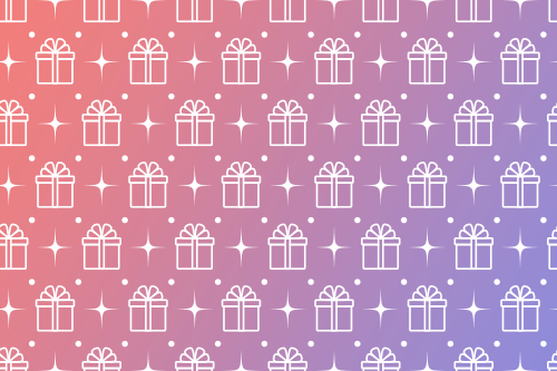 Presents pink purple gradient