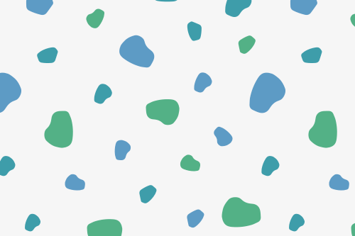 Blue, green spots