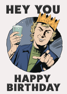 HisBirthday - Hey you happy birthday