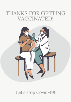 Thanks - getting vaccinated