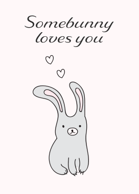 Thinking - Somebunny loves you